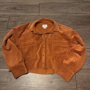 BDG Rust Orange Corduroy Jacket – Size Medium